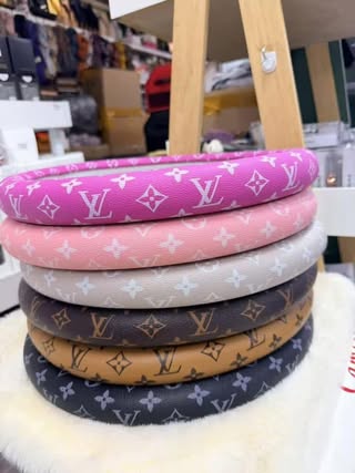LV Steering Wheel Cover
