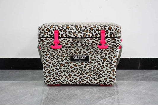 Leopard Hot Pink 20L Cooler