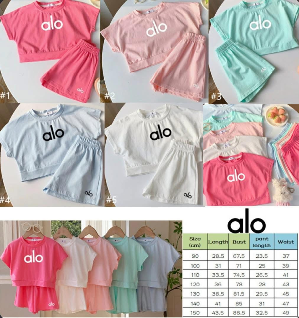 Kids @lo Short Sleeve Set