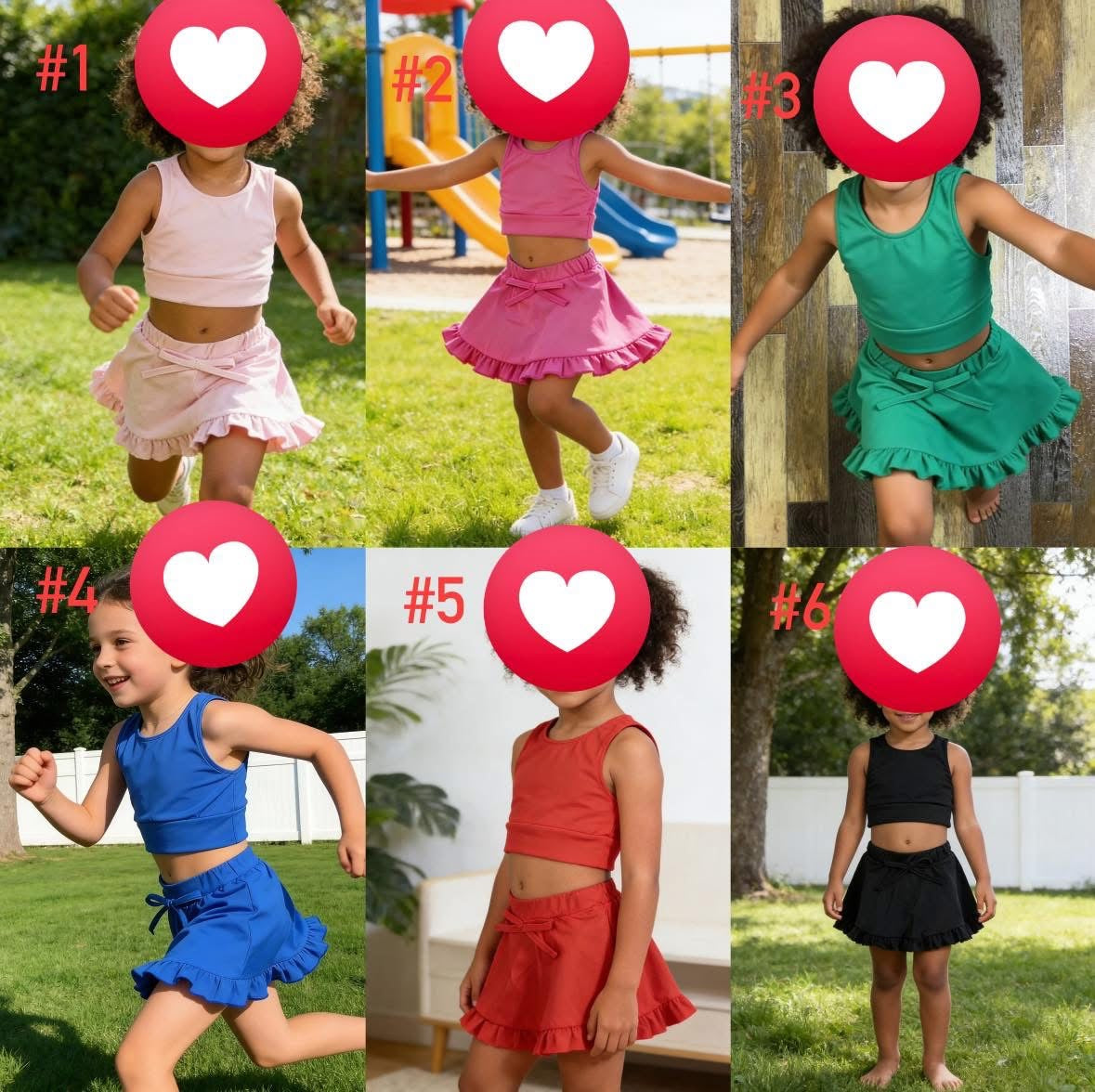 Kids Ruffle Summer Set